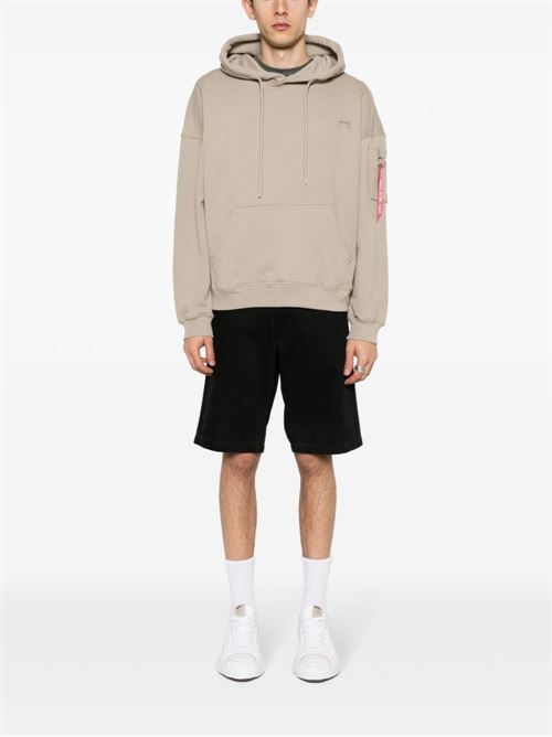 Felpa uomo con cappuccio Alpha Industries | 146335679